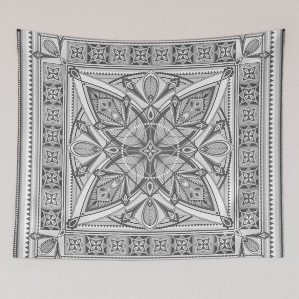 Item preview, Gray Art Deco Mandala designed and sold by Carolina Diaz.