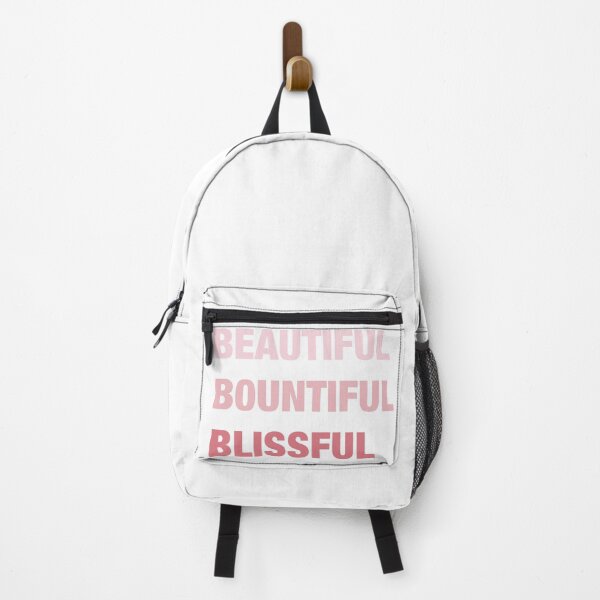 Daily mantra in pink Backpack