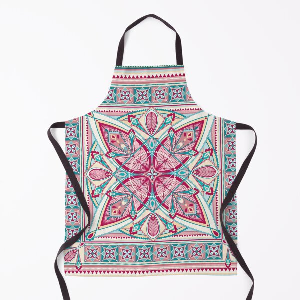 Item preview, Hot Pink and Teal Art Deco Mandala designed and sold by Carolina Diaz.