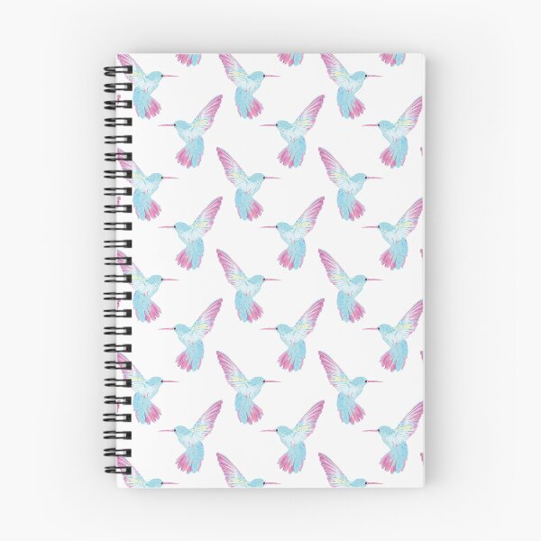 Item preview, Patrón de colibríes pastel; Rosa, Azul, Femenino, Aves Lindas, Verano, Tropical designed and sold by KearonAlexandra.
