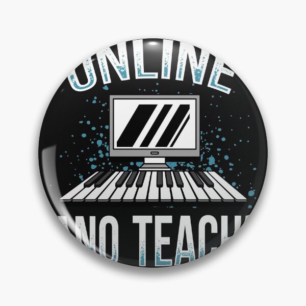 Item preview, Virtual Learning Online Piano Teacher designed and sold by Gold Wings Tees.