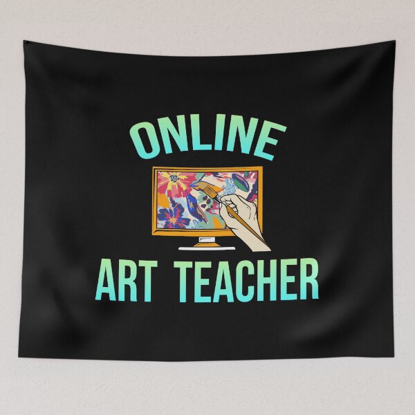 Item preview, Online Art Teacher designed and sold by Gold Wings Tees.