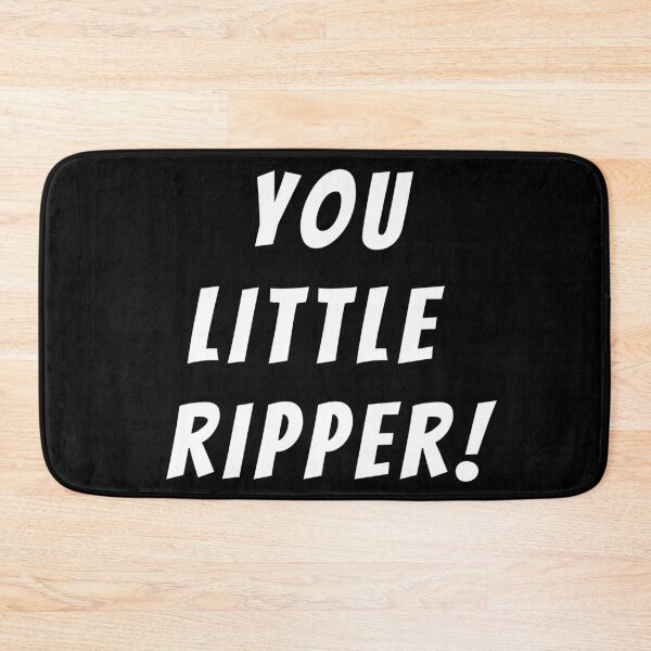Item preview, You little ripper! Text only design. White text. Capitals. designed and sold by JellyBeenzz.
