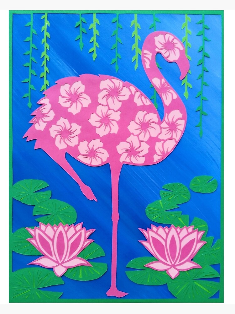 Flamingo Print – Petal & Pad