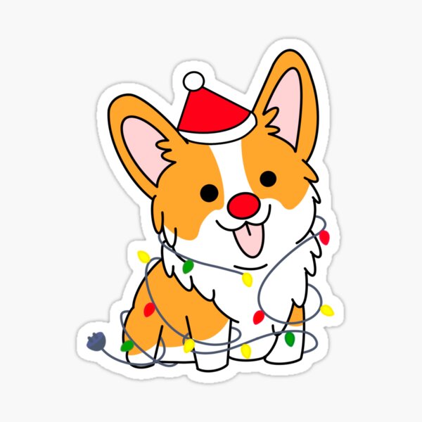 Kawaii Christmas Clipart II Reindeer Puppy Corgi Bubble Tea Boba Xmas Drink  Holiday Holidays Stickers Printable