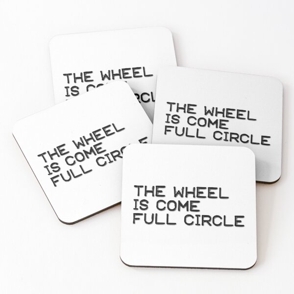 Item preview, The wheel is come full circle (black) designed and sold by didijuca.