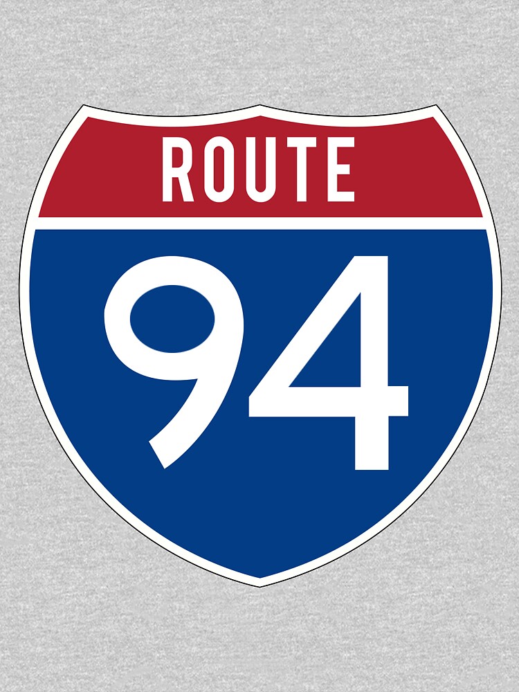 route 94 logo t shirt zipped hoodie by joesci redbubble route 94 logo t shirt zipped hoodie by joesci redbubble
