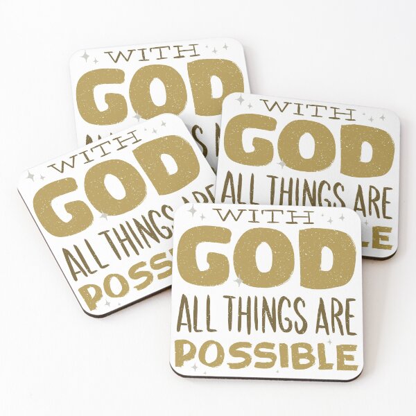 Item preview, With God all things are possible designed and sold by gnunes81.