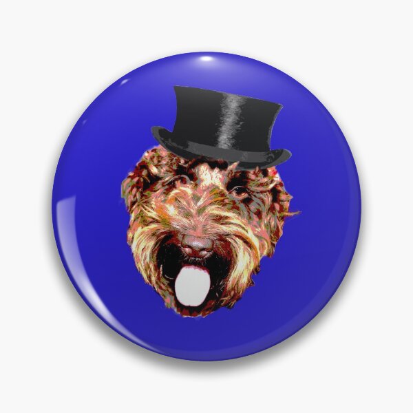 Item preview, Cockapoo in a Top Hat (Blue) designed and sold by LearsInteriors.