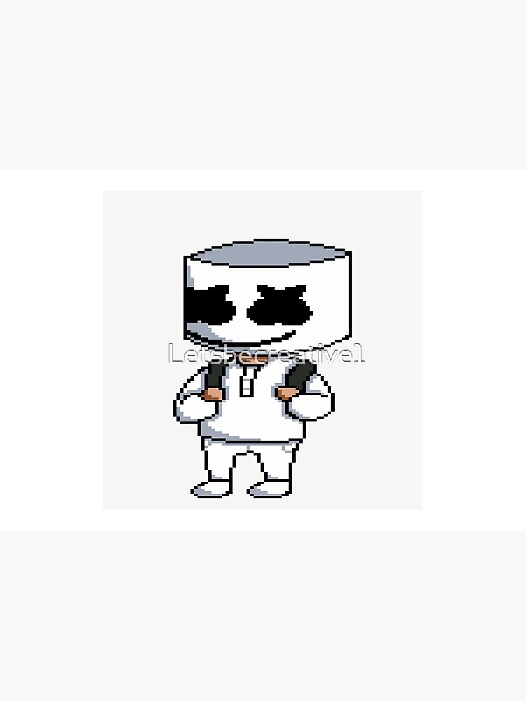 "Marshmello " Mask by Letsbecreative1 Redbubble