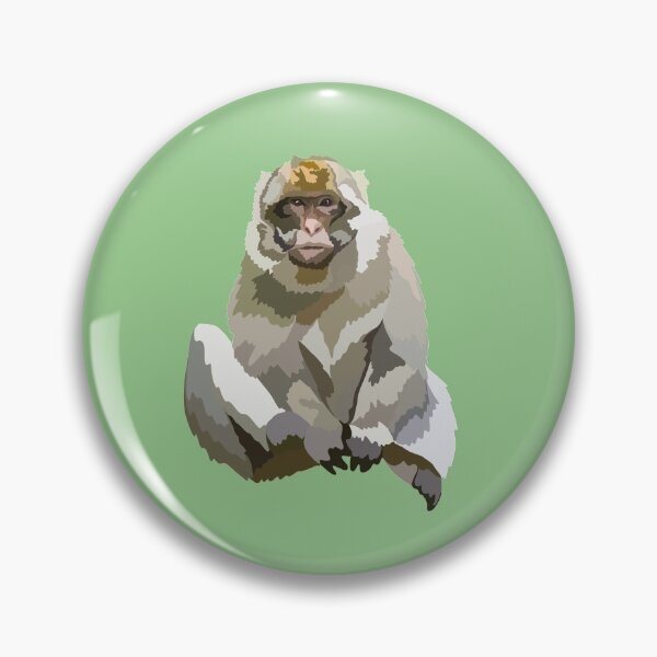 Item preview, B is for Barbary Macaque  designed and sold by PrettylittlepastelUk.