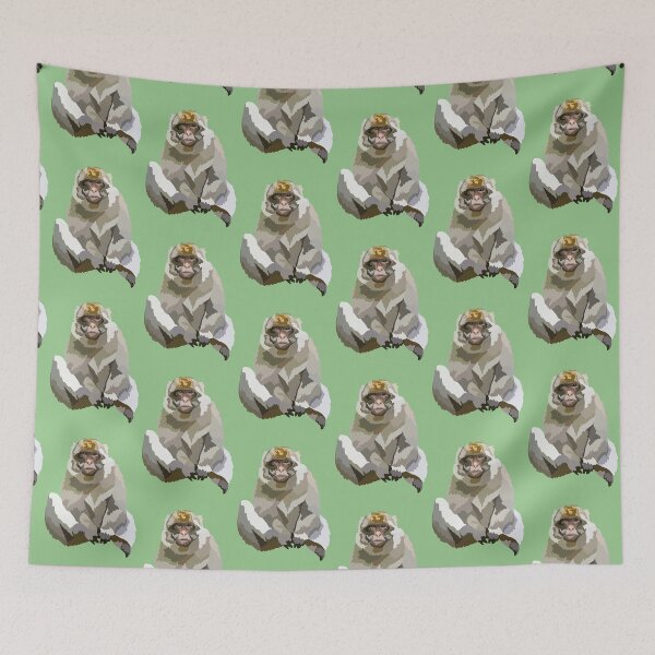 Item preview, B is for Barbary Macaque  designed and sold by PrettylittlepastelUk.