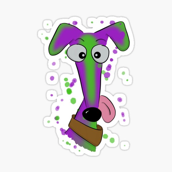 Item preview, Purple and Green Lurcher designed and sold by Mat Dixon.