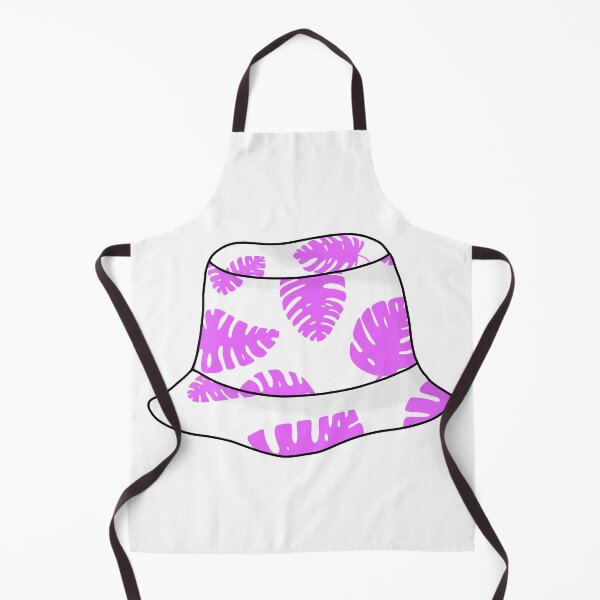 Item preview, Bucket hat with purple tropical leafs designed and sold by felinefeelings.