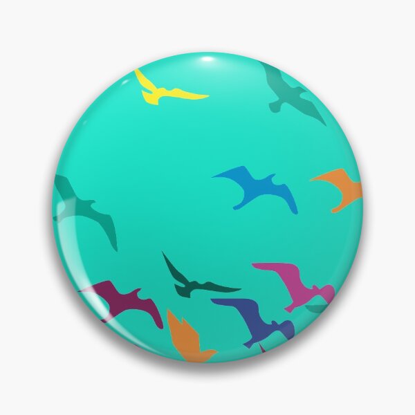 Item preview, COLORED BIRDS FLYING designed and sold by María Ángeles Conesa Artés.
