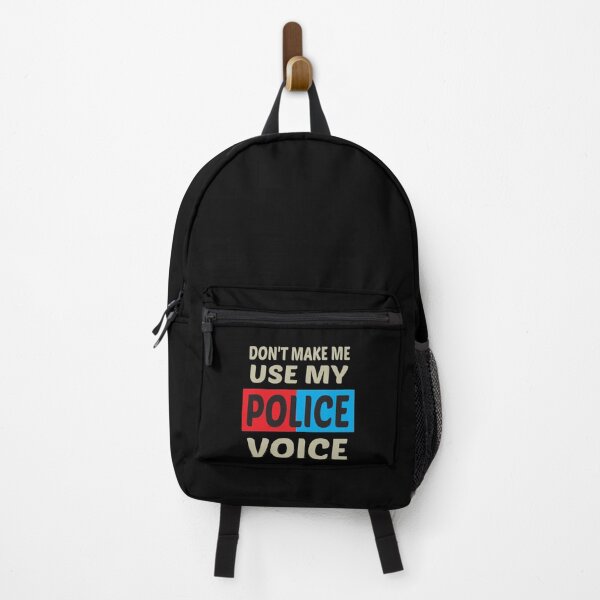 Item preview, Don't Make Me Use My Police Voice, Cute Funny Gift Idea For Police officer designed and sold by awesomedraw.