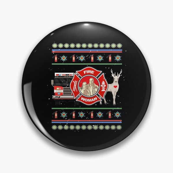 Item preview, Ugly Christmas Christmas at the fire department - Merry Christmas! designed and sold by titanosdesign.