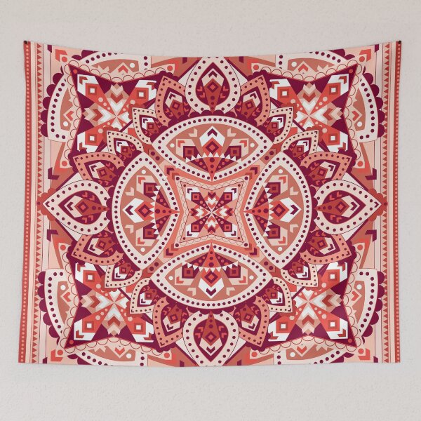 Item preview, Red Boho Quilt designed and sold by Carolina Diaz.