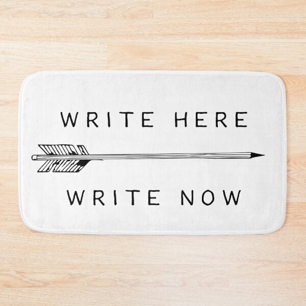 Item preview, Write Here, Write Now designed and sold by scriptblast.