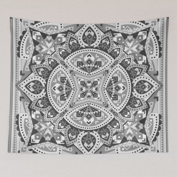 Item preview, Gray Boho Quilt designed and sold by Carolina Diaz.