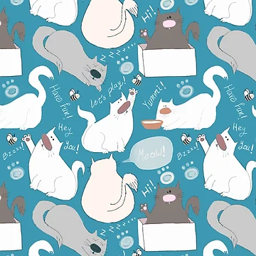 Artwork thumbnail, cats in action by Roshi-R