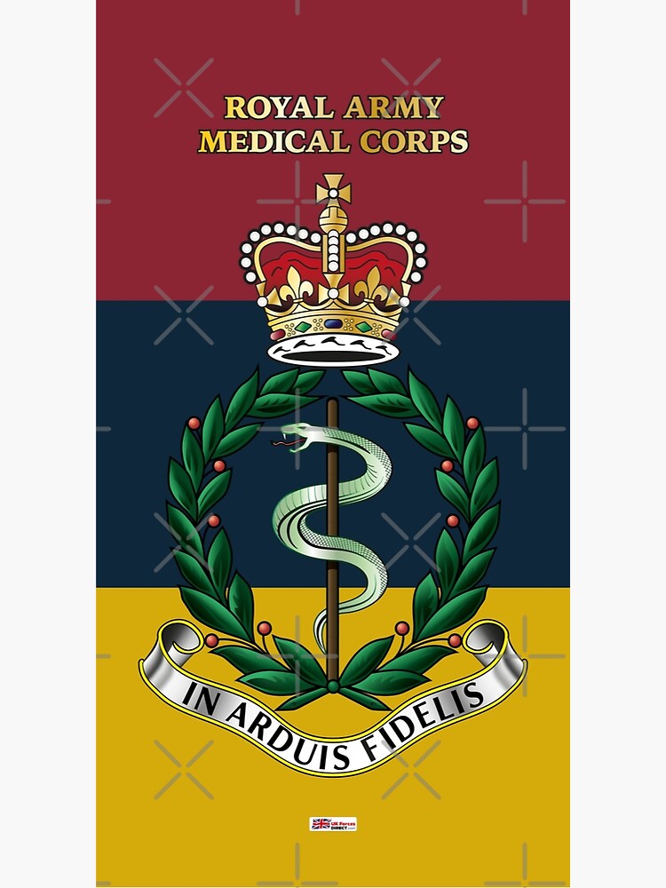 Royal Army Medical Corps Ramc Cap Badge Insignia Poster For Sale By Jonathansteward Redbubble