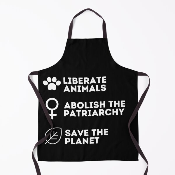 Item preview, LIBERATE ANIMALS ABOLISH THE PATRIARCHY SAVE THE PLANET Vegan Feminist designed and sold by a-little-ink.