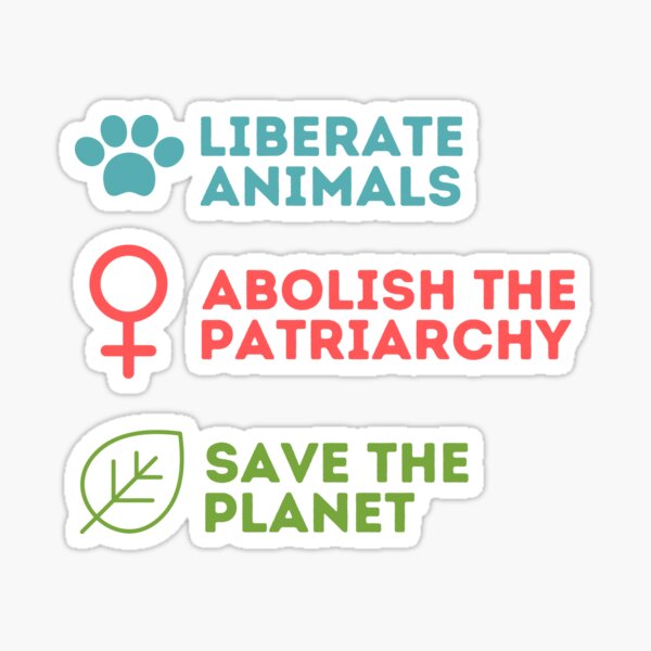 Artikel-Vorschau von LIBERATE TIERE SCHLIESSEN DIE PATRIARCHIE AUF RETTEN SIE DEN PLANETEN Vegane Feministin, designt und verkauft von a-little-ink.