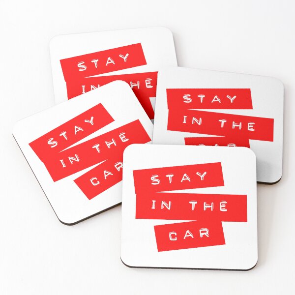 Item preview, stay in the car red designed and sold by lamdesign.