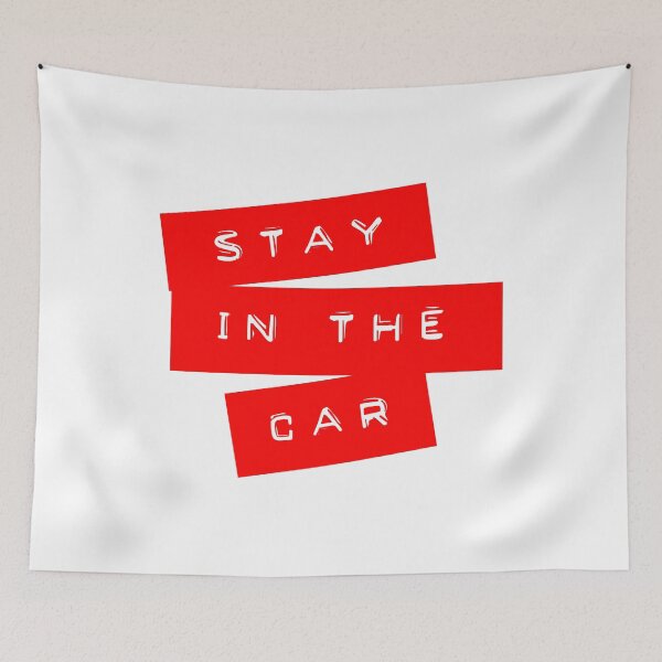 Item preview, stay in the car red designed and sold by lamdesign.
