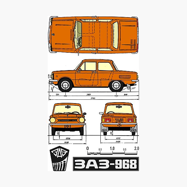 ZAZ 968 (red on white)