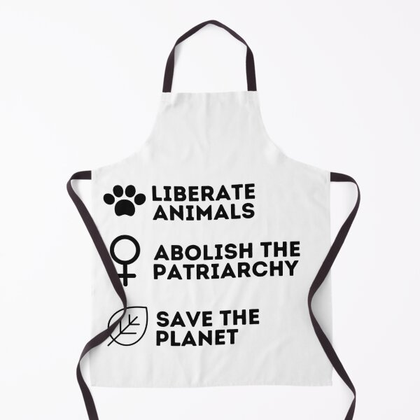 Item preview, LIBERATE ANIMALS ABOLISH THE PATRIARCHY SAVE THE PLANET Vegan Feminist designed and sold by a-little-ink.