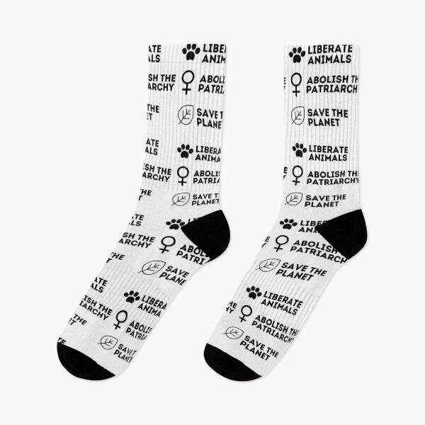 Item preview, LIBERATE ANIMALS ABOLISH THE PATRIARCHY SAVE THE PLANET Vegan Feminist designed and sold by a-little-ink.