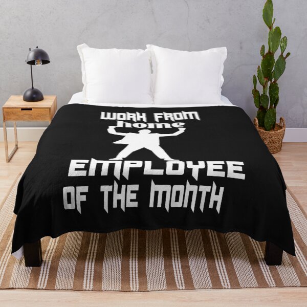 Aperçu de l'œuvre work from home employee of the month créée et vendue par leicha.