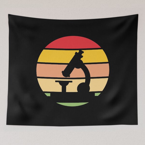 Item preview, FULL CIRCLE RETRO SUNSET MICROSCOPE SCIENCE designed and sold by Hippiesole.