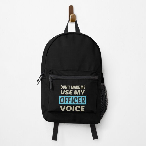 Item preview, Don't Make Me Use My Officer Voice, Cute Funny Gift Idea For Police officer designed and sold by awesomedraw.