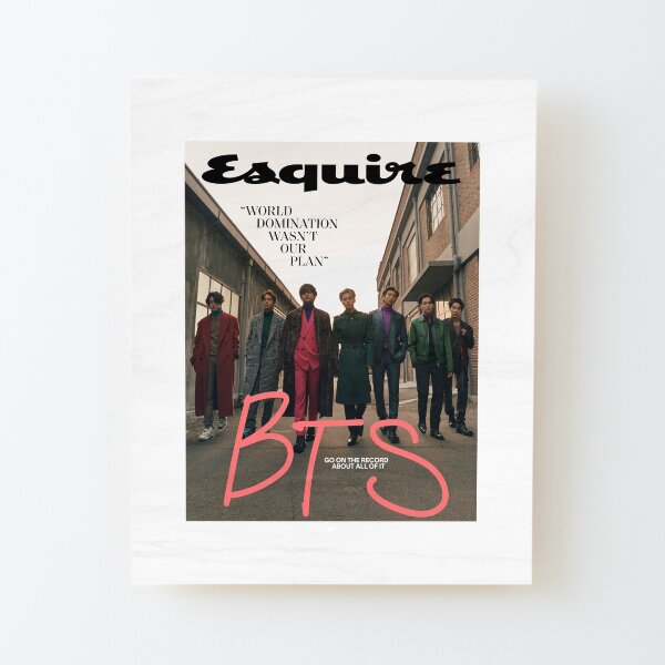 BTS POSTER ES Q Wood Mounted Print