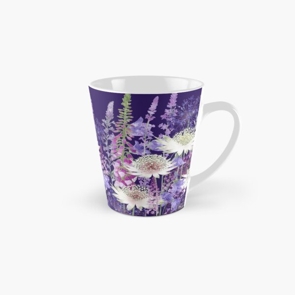 Flower Garden - Astrantia, Campanula, Foxgloves & Alliums Tall Mug
