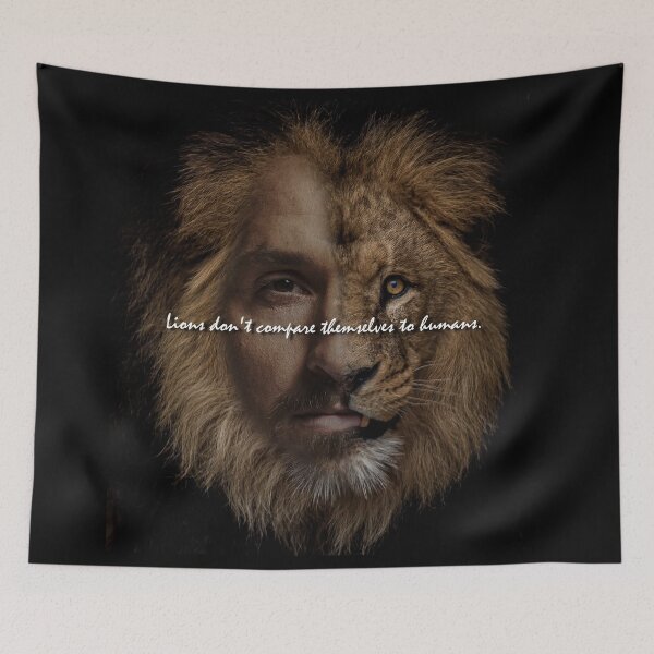 Item preview, Lions Dont Compare Themselves To Humans designed and sold by skok55.