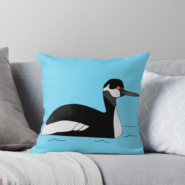 Item preview, Happy black necked grebe bird designed and sold by Rockmonkey.