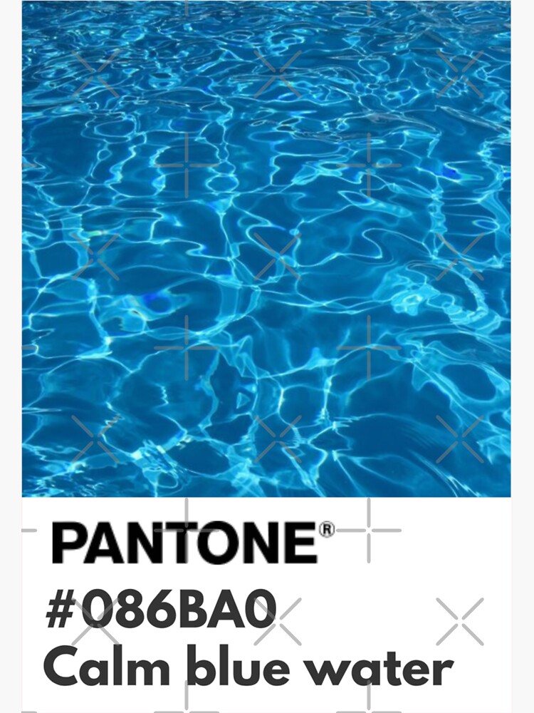 Pantone Blue Stickers for Sale