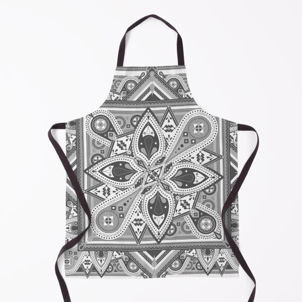 Item preview, Gray Ornamental Mandala designed and sold by Carolina Diaz.