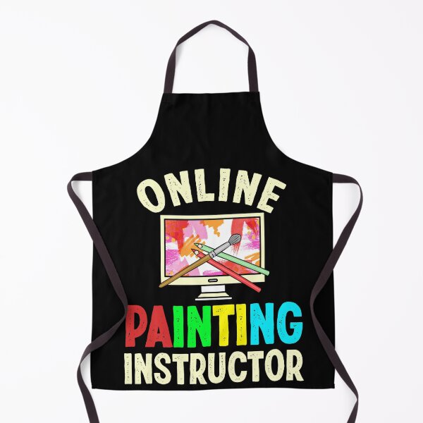 Item preview, Virtual Learning Online Painting Instructor designed and sold by Gold Wings Tees.