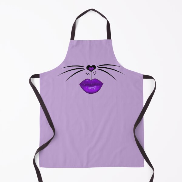 Item preview, Purple Lips Lolita Pouty Cat designed and sold by GlamourChick.