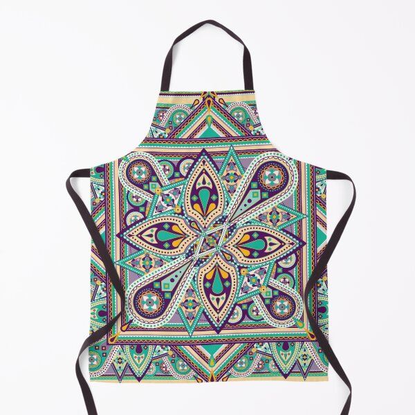 Item preview, Teal and Purple Ornamental Mandala designed and sold by Carolina Diaz.