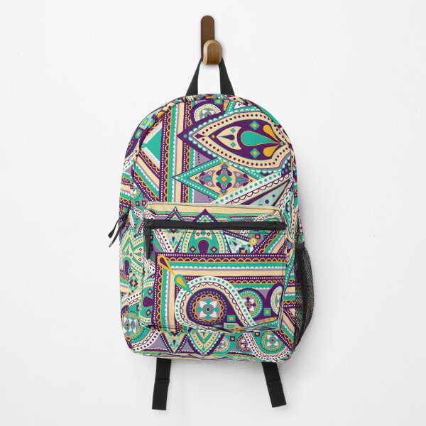 Item preview, Teal and Purple Ornamental Mandala designed and sold by Carolina Diaz.