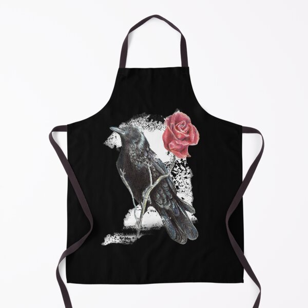 Item preview, rose and crow designed and sold by Dee Collins.