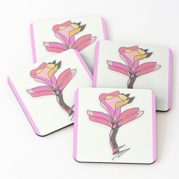 Item preview, PINK FLAMINGO ABSTRACT ART designed and sold by Artter20.