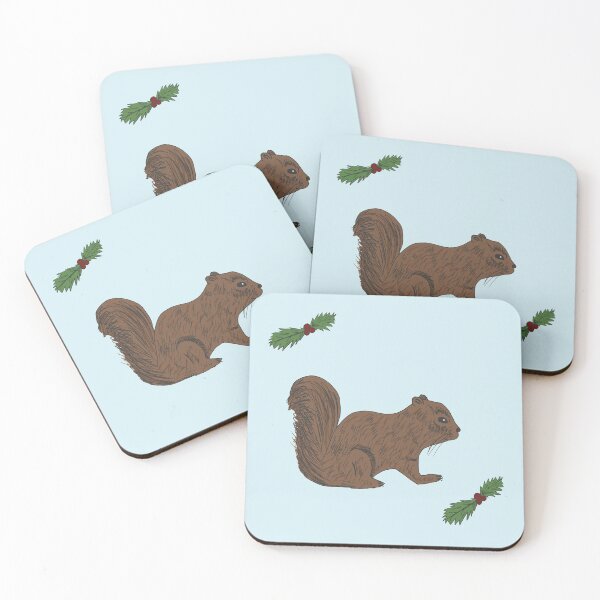 Item preview, Christmas Squirrel (Alternative design) designed and sold by Geometrico22.