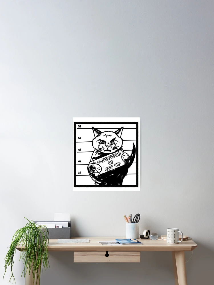 Thumbnail 2 of 3, Poster, Bad Kitty designed and sold by RGIllustrations.